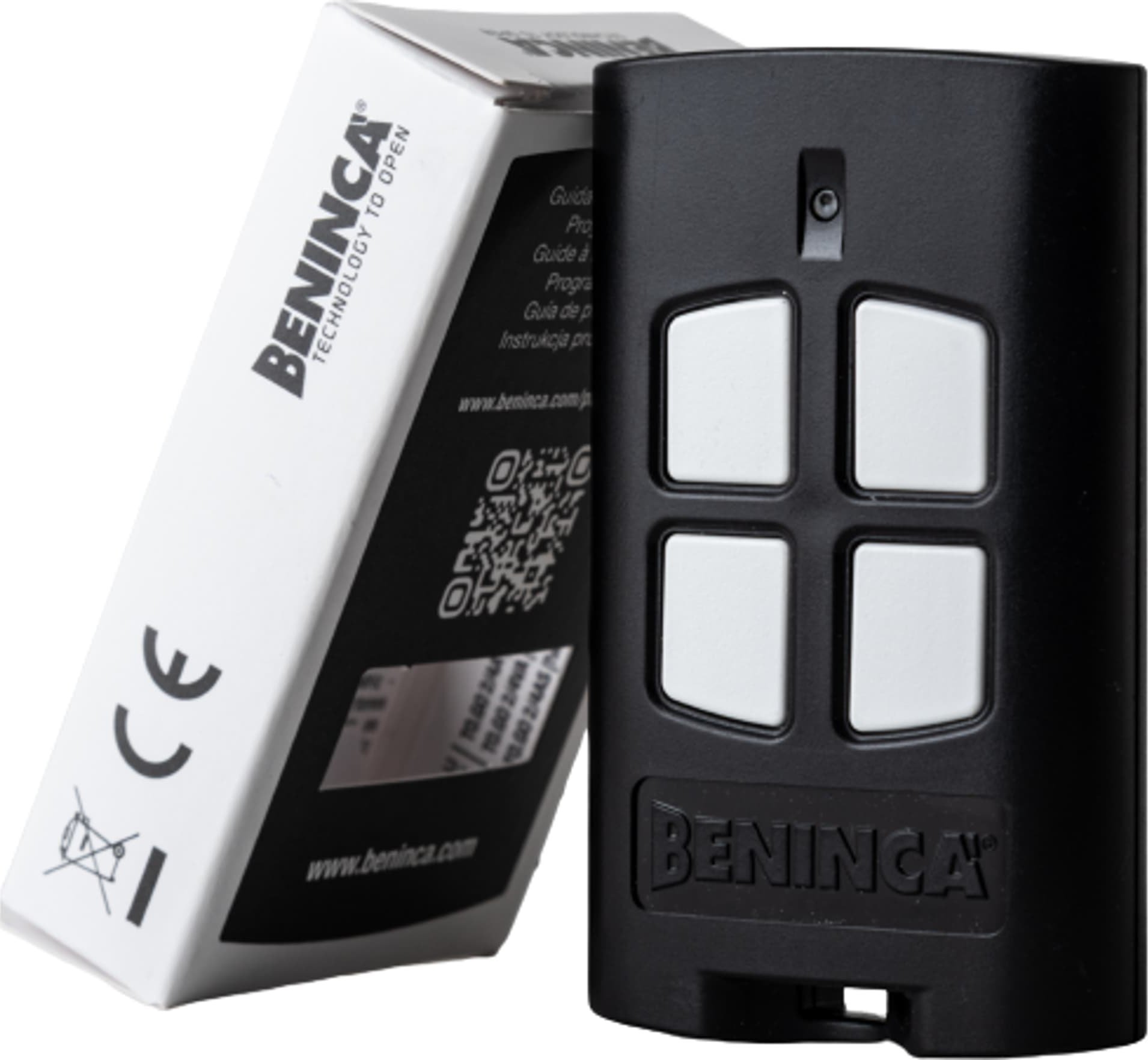 Telekomandë me valë Beninca TO.GO4A, 4 kanale, gri