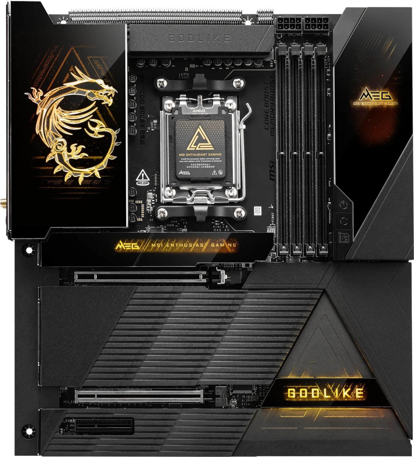 Pлоча MSI MEG X870E Godlike, AM5, DDR5, PCIe 5.0, црна
