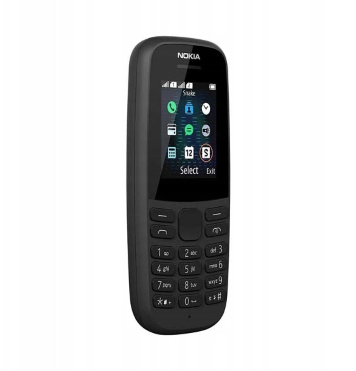 Telefoni Nokia 106 Dual SIM 2018, ekran 1.8", radio FM, gri e errët