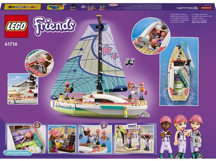 Set lodër LEGO® Friends 41716 Stephanie and a sailing adventure, 304 pjesë