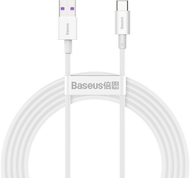 Kabllo BASEUS Superior Series USB-C - USB-C, 66W, 2m, e bardhë