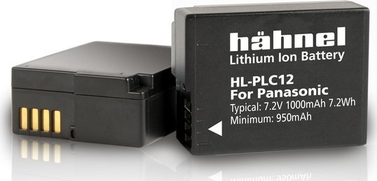 Bateri rikarikueshme Hahnel HL-PLC12, për Panasonic, 1000mAh, gri