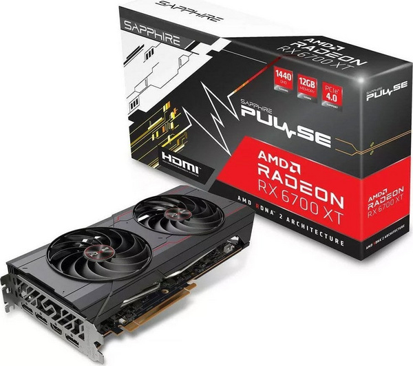 Kartë grafike Sapphire Pulse Gaming AMD Radeon RX 6700 XT, 12 GB GDDR6