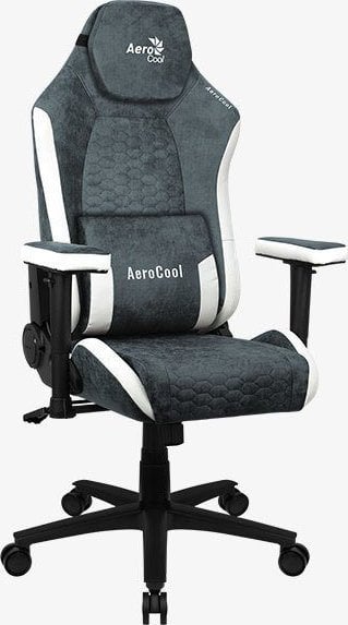 Karrige Aerocool Crown AeroSuede, Steel Blue​, e zezë/e bardhë