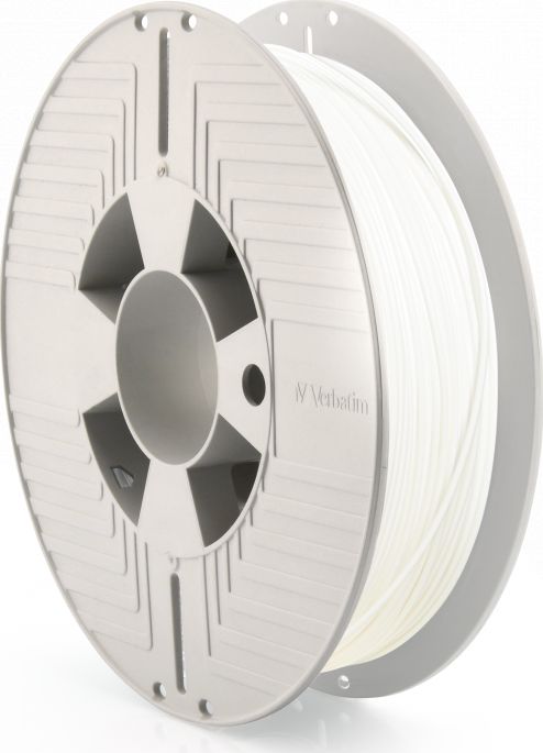 Filament 3D Verbatim TPE 55510, 1.75mm, fleksibël, i bardhë