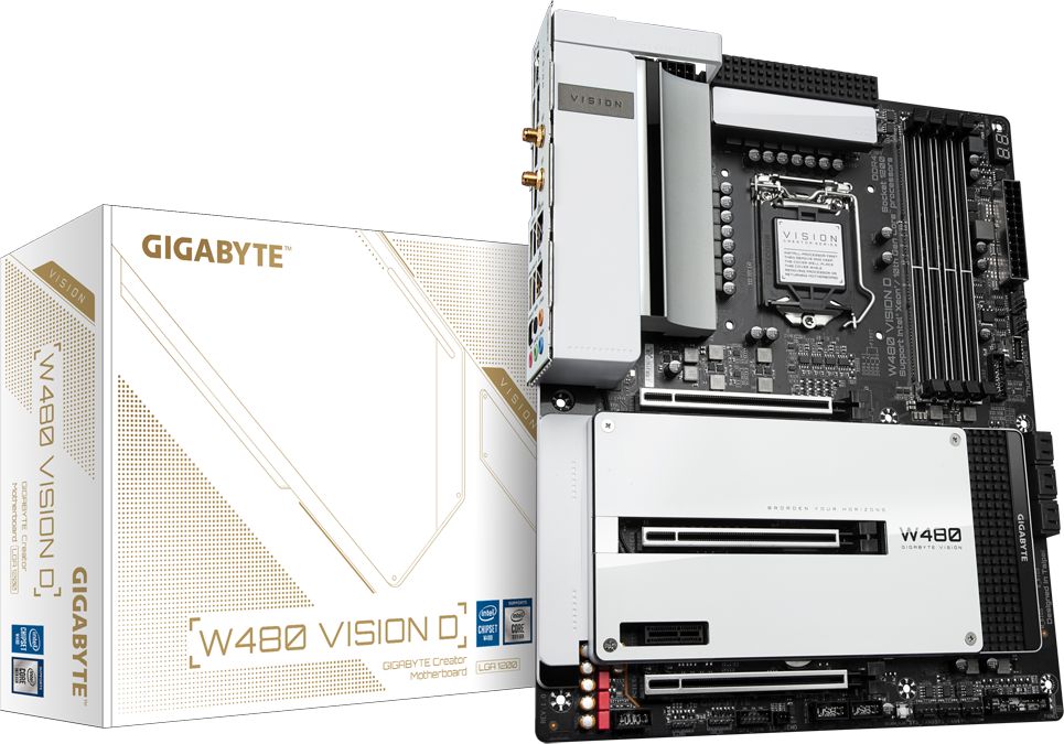 Pllakë amë Gigabyte W480 VISION D