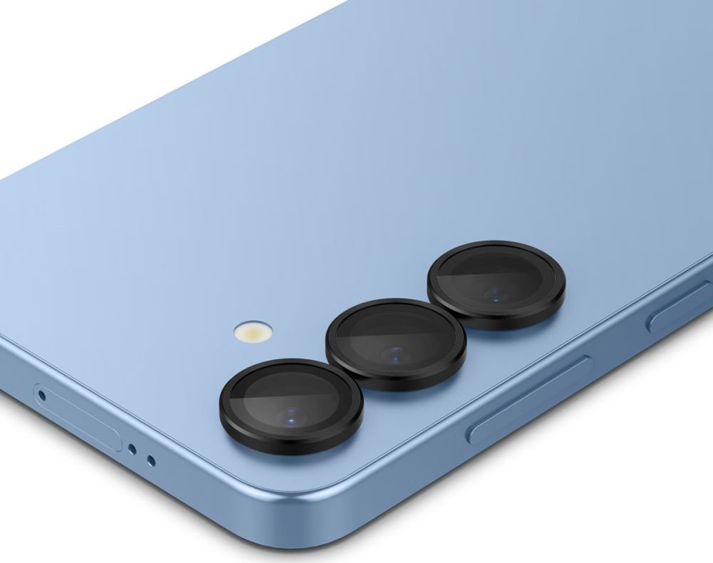 Mbrojtës kamere Spigen Glass tR EZ Fit Optik Pro HD, 2 copë, për Samsung Galaxy S25, i zi