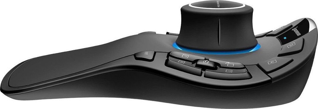 Maus 3D 3Dconnexion SpaceMouse Pro Wireless, pa tela, ergonomik, i zi