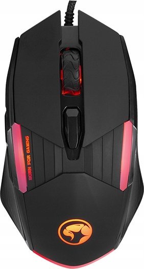 Set gaming Marvo CM430 US, tastierë maus kufje mouse pad, ndriçim LED rainbow, i zi