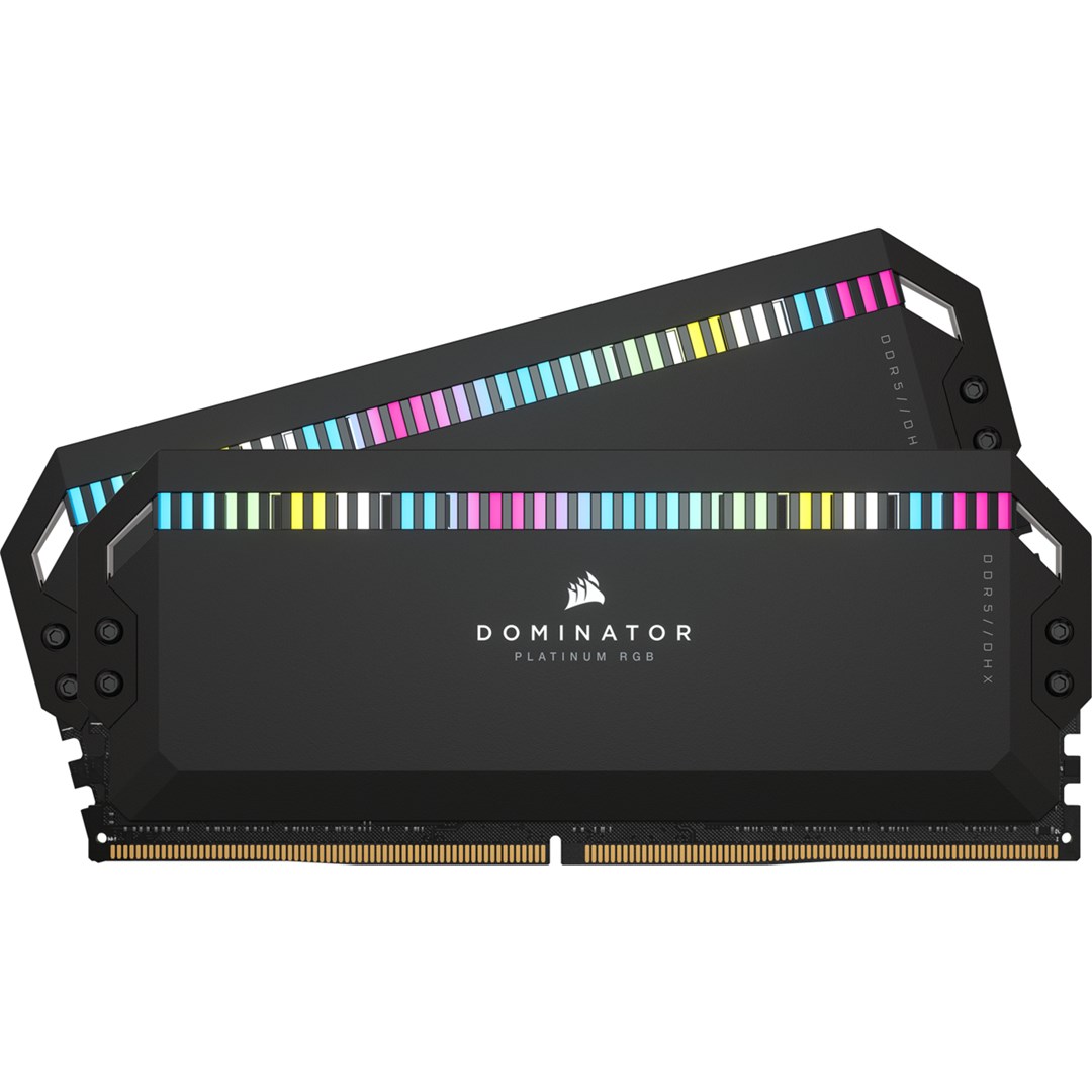 Memorie RAM Corsair Vengeance RGB, 32GB, DDR5, 6000MHz, e hirtë
