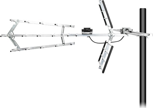 Antena TV Blow 21-053 ATD27S, DVB-T VHF/UHF, pasive, set 10 copë, argjendt