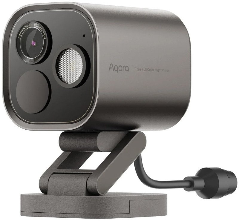 Kamerë e jashtme smart Aqara Camera Hub G5 Pro PoE, 4MP, IP65, gri