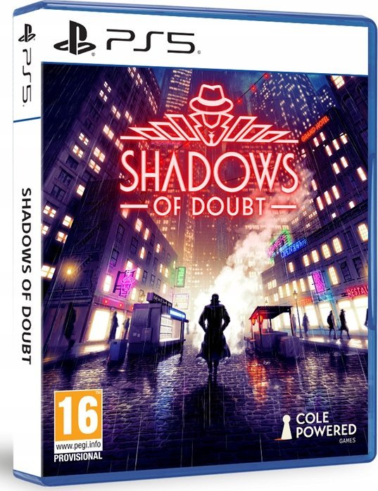Игра PS5 Shadows of Doubt, авантуристичка истражувачка, прикривање, повеќејазична