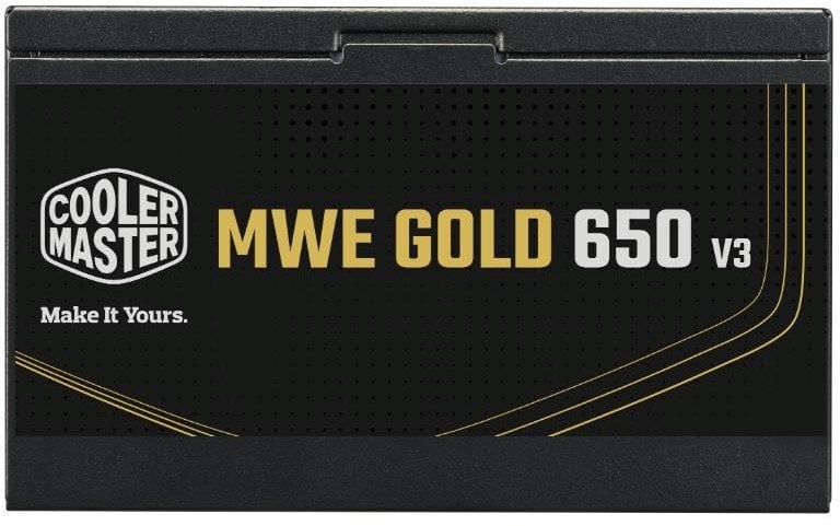 Напојување Cooler Master MWE Gold 650 V3, 650W, 80 Plus Gold, црно