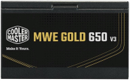 Напојување Cooler Master MWE Gold 650 V3, 650W, 80 Plus Gold, црно