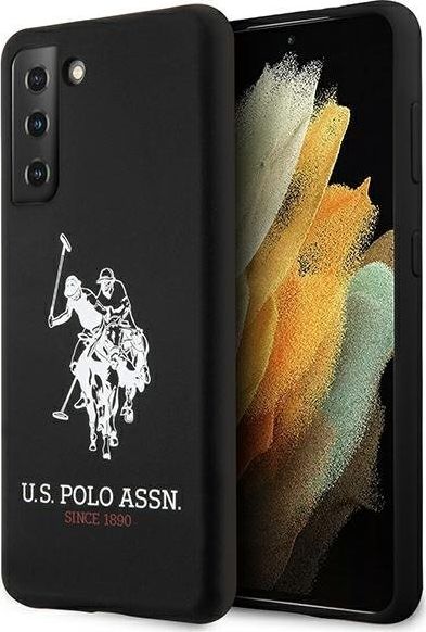 Заштитник за телефон US Polo G991 за Samsung Galaxy S21, црн