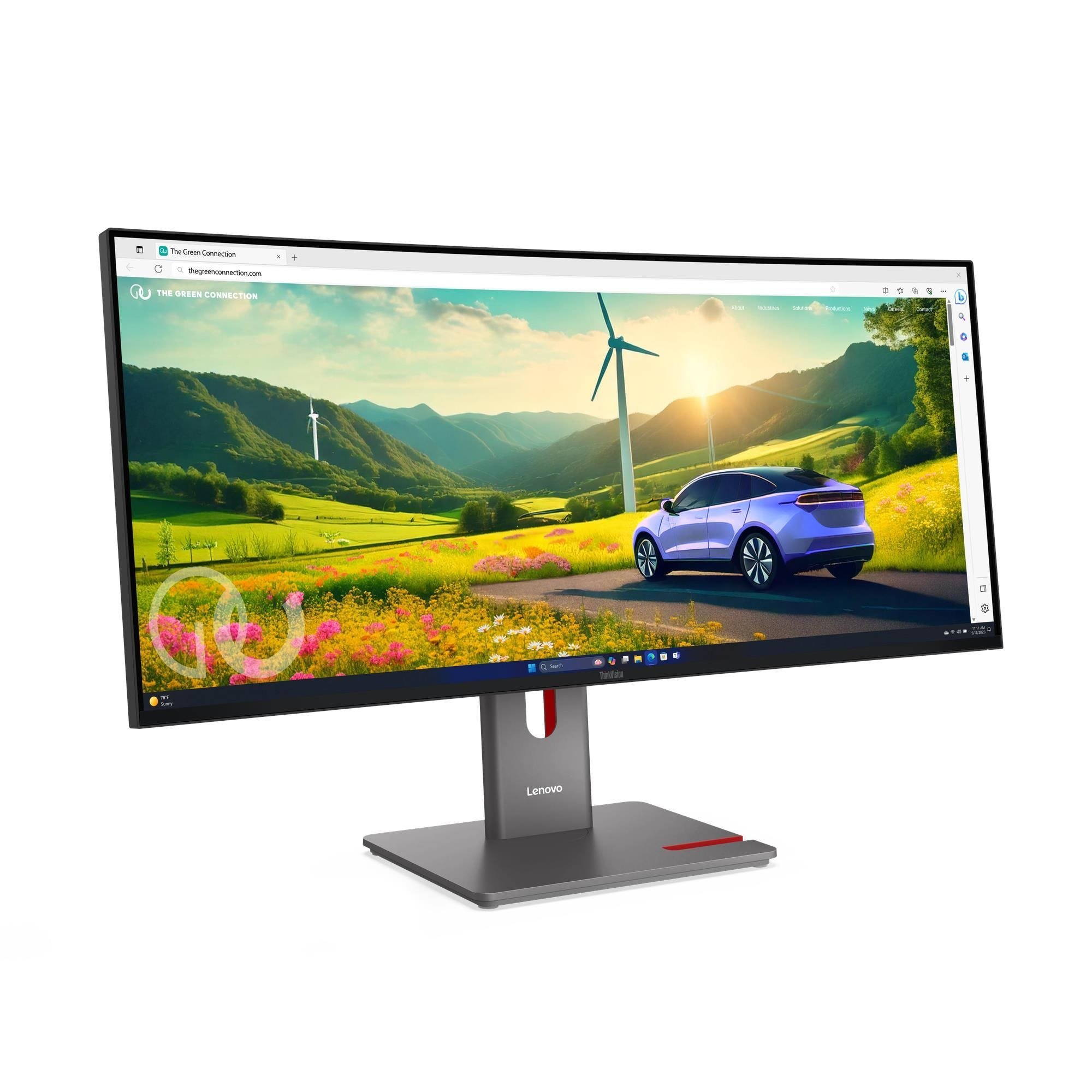 Monitor Lenovo ThinkVision P34WD-40, 34", 3440 x 1440, i zi