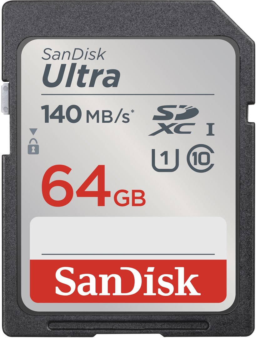 Kartë e memories SanDisk Ultra, SDXC, 64 GB, Class 10