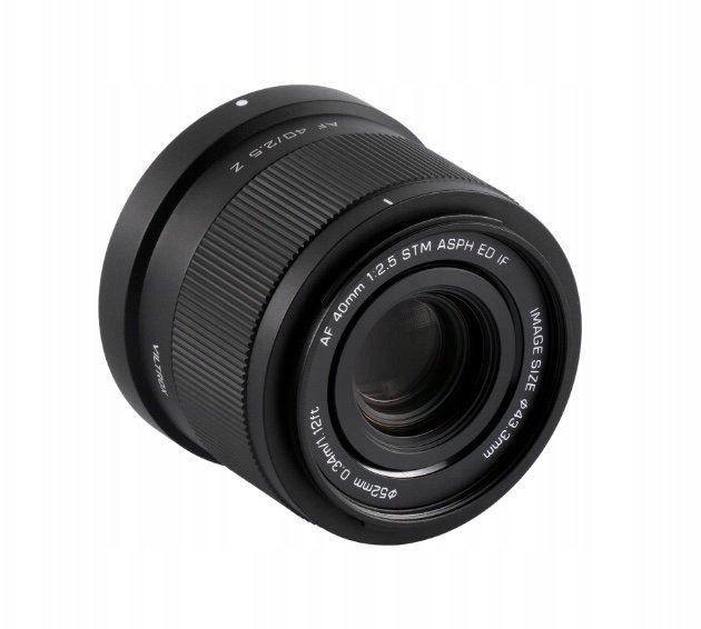 Objektiv Viltrox 40mm F2.5, Full Frame, Auto Focus, për Nikon Z, i zi