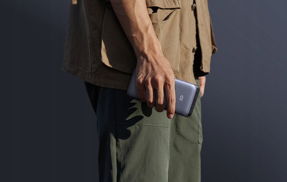 Karikues portativ Ugreen TWO-WAY FAST CHARGING, 20000mAh, 30W, gri