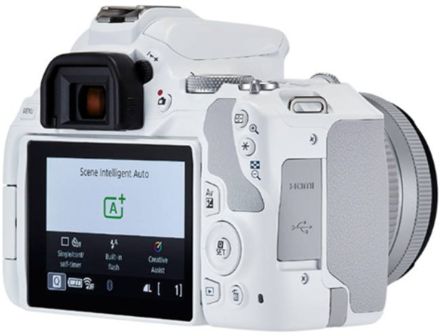 Kamerë dixhitale Canon EOS 250D,18-55 mm, e bardhë