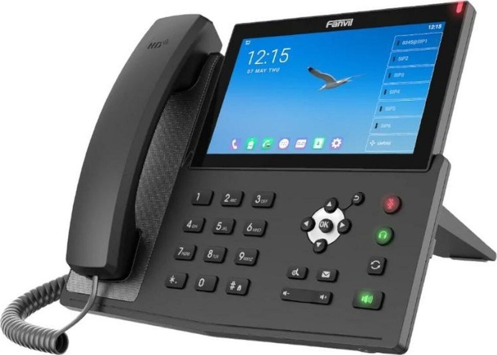 Telefon IP Fanvil X7A, 20 linja, ekran LCD me prekje, i zi