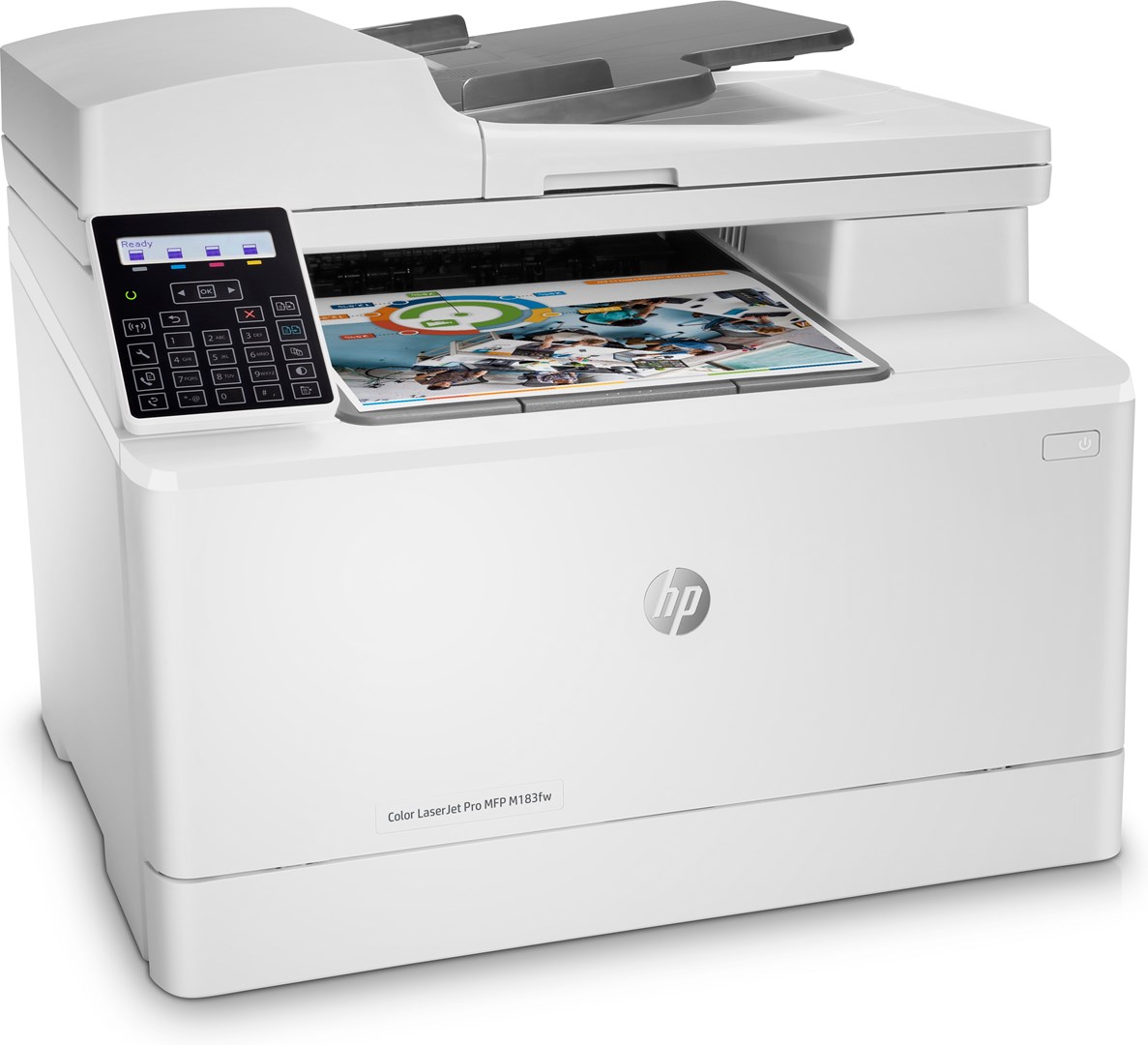 Printer HP Color LaserJet Pro M183fw, All-in-One, i bardhë