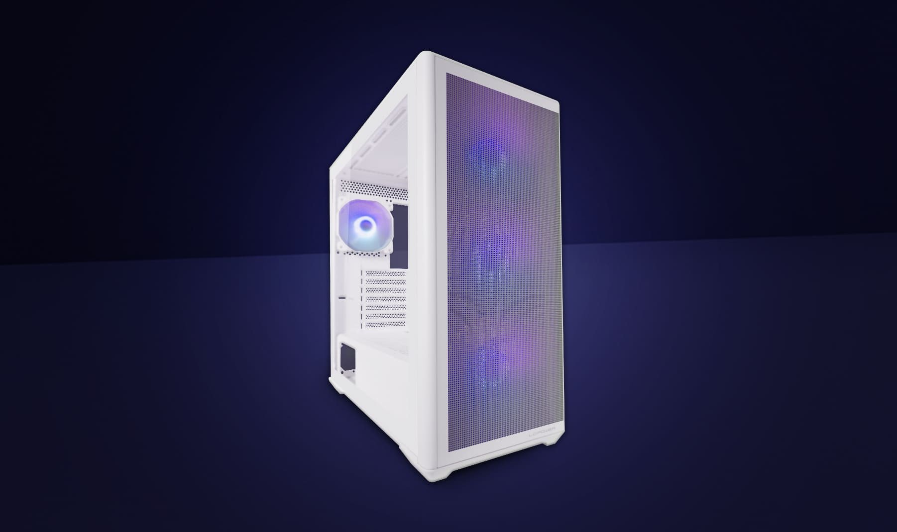 Kuti kompjuteri LC-Power Gaming 811W Meshwork XL Light, MIDI ATX, me ndriçim, e zezë