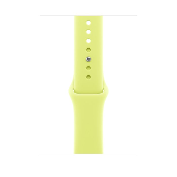 Apple Watch 46mm Band, Neon Yellow Sport Band, S/M, Seasonal