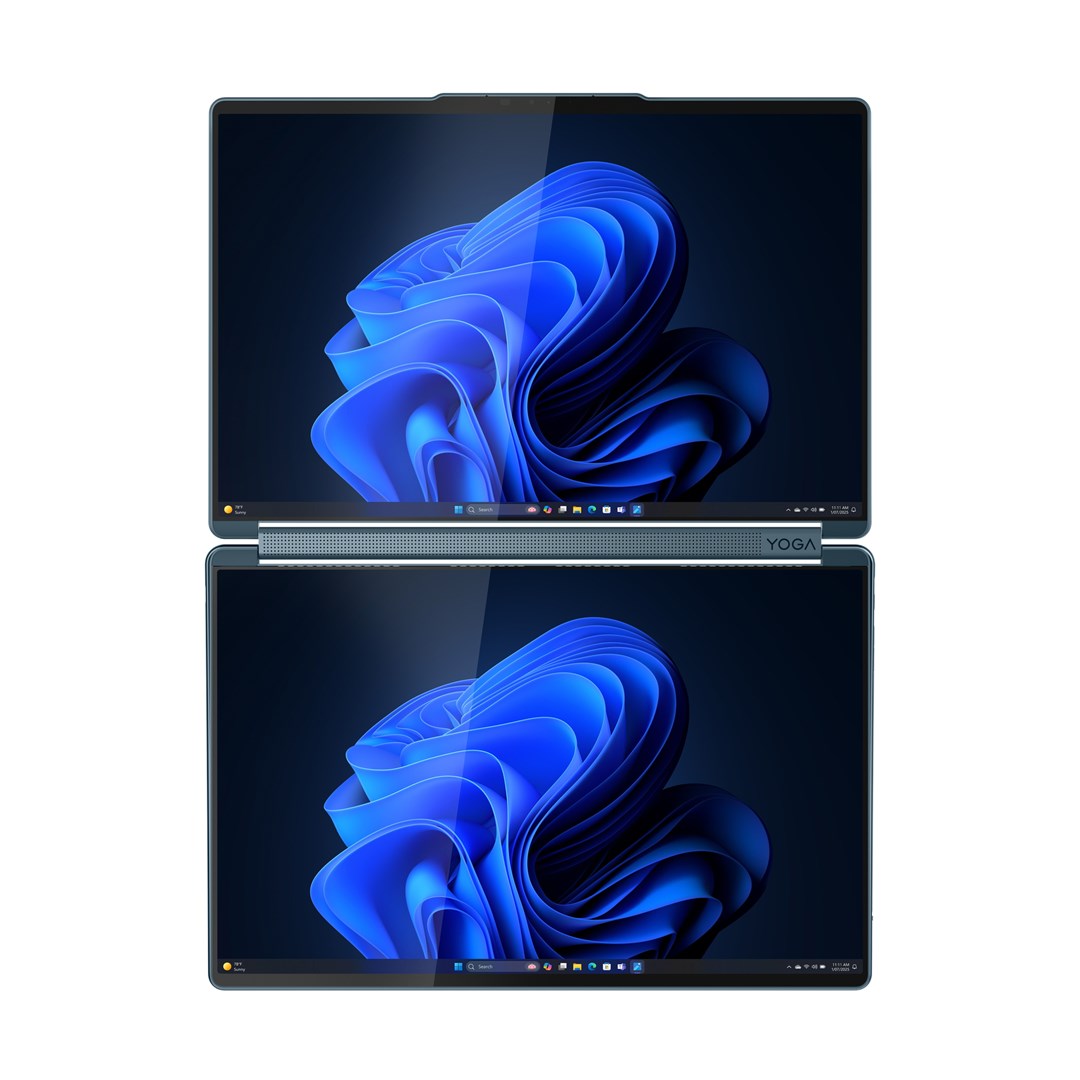 Laptop Lenovo Yoga Book 9 14IAH10, 14", Intel Core Ultra 7 255H, Touchscreen 2.8K, 32 GB LPDDR5x-SDRAM, 1 TB SSD, teal