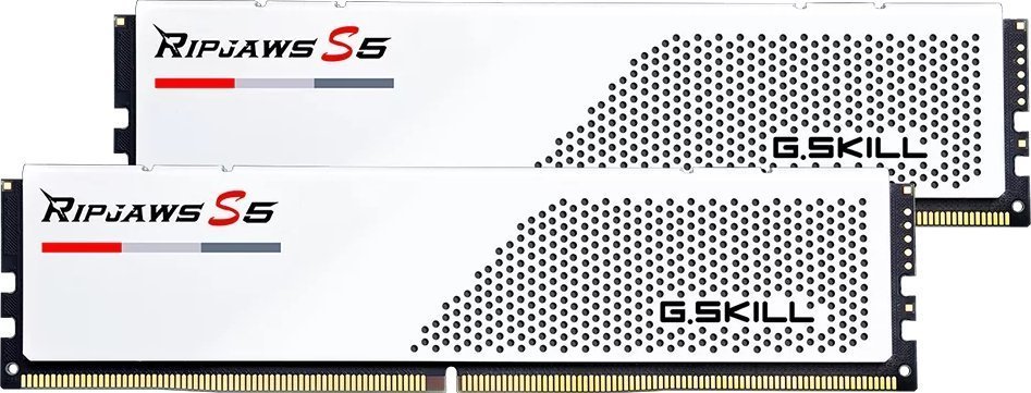 Memorie RAM G.Skill Ripjaws S5 F5-5200J4040A48GX2-RS5W, 96GB DDR5, 5200MHz, e bardhë