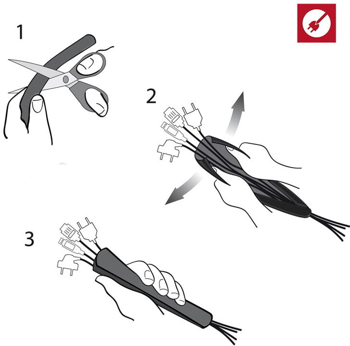 Set LABEL THE CABLE LTC PRO 5120 Tub, 25m, i zi