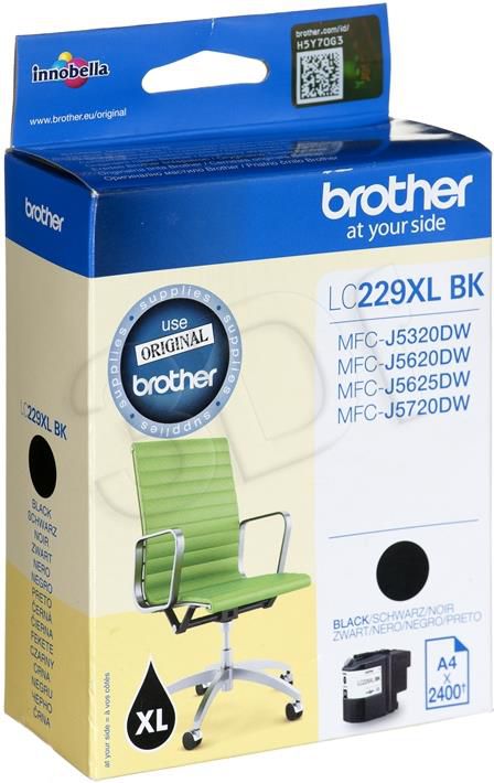 Ngjyrë për printer Brother Original LC229XLBK, e zezë