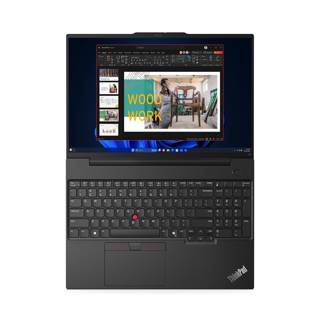 Laptop Lenovo ThinkPad E16 Gen 2, 16", Intel Core Ultra 5 125U, 16GB RAM, 512GB SSD, Intel Graphics, i zi