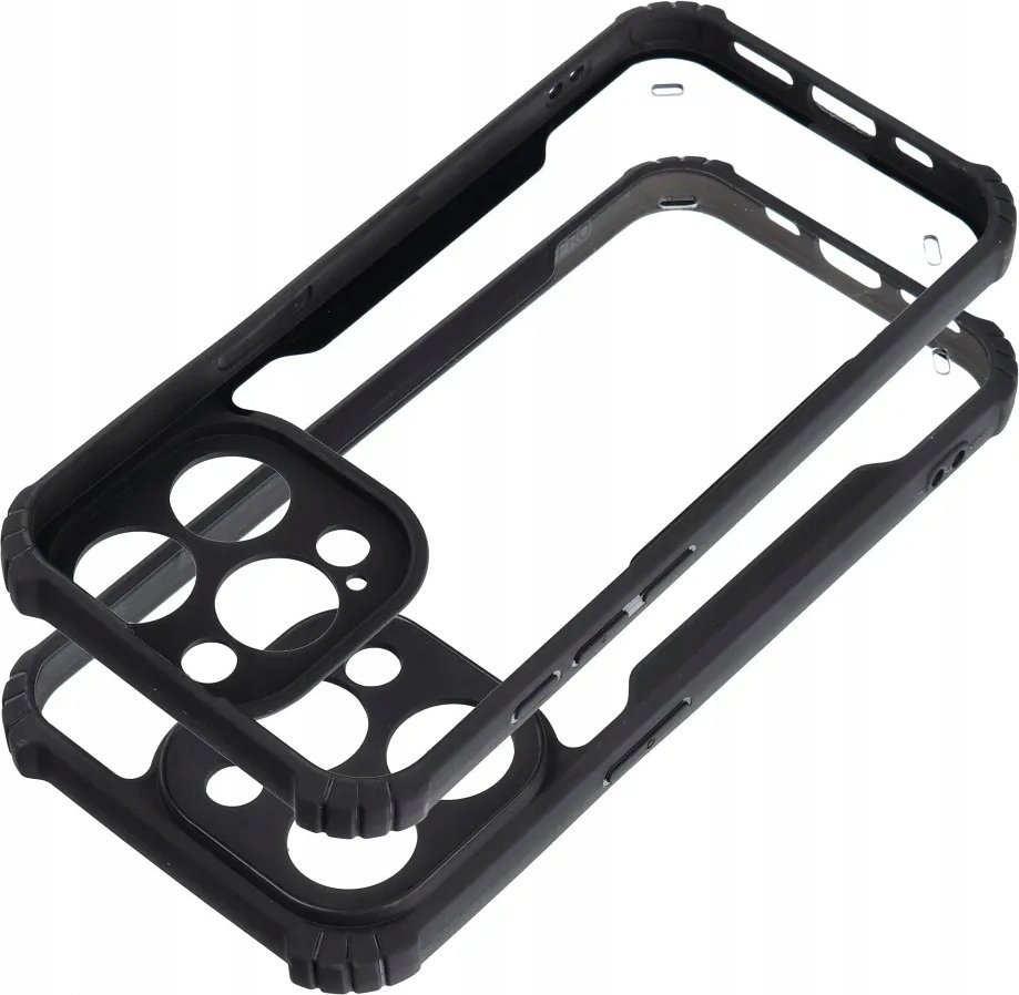 Mbrojtëse telefoni për Xiaomi Redmi Note 12 Pro 4G, anti-drop, e zezë