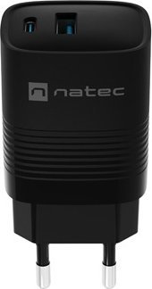 Karikues Natec Ribera GaN NUC-2141, 30W, 1x USB A, 1x USB C