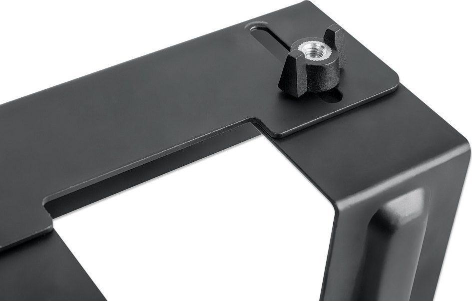 Mbajtëse muri Manhattan 462075 Computer Mount, për mini PC dhe media box, metal, e zezë