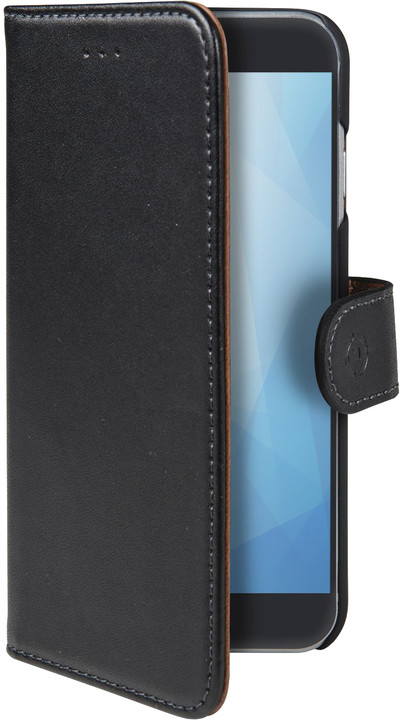 Футрола	на преклоп CELLY Wally за Honor 7A, PU кожа, црна