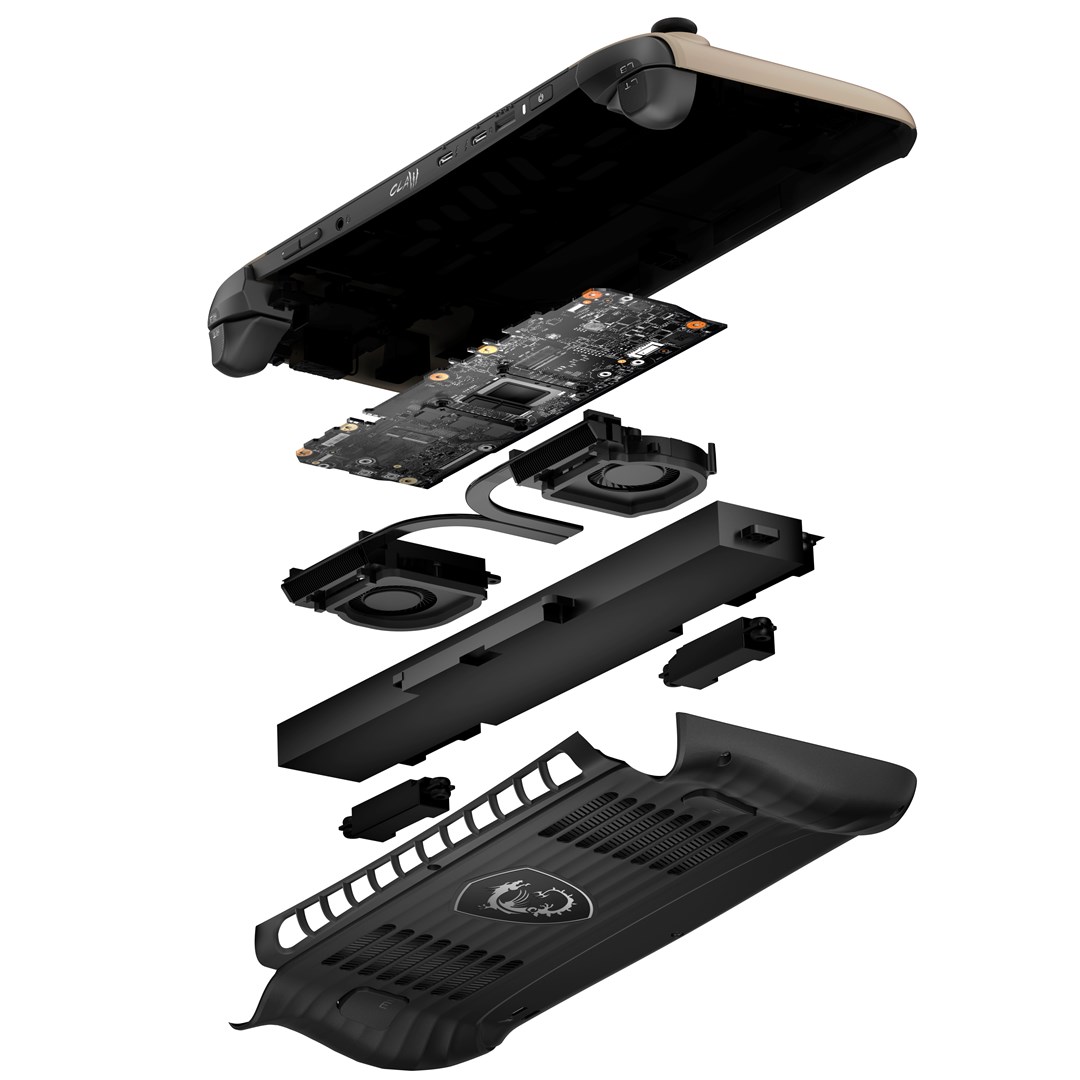 Konzolë MSI Claw 8 AI+ A2VM-037PL, 8", 120Hz, bezhë