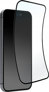 Mbrojtës ekrani Puro Flexible Glass D3O, për iPhone 16 Pro Max, xham hibrid, me kornizë të zezë