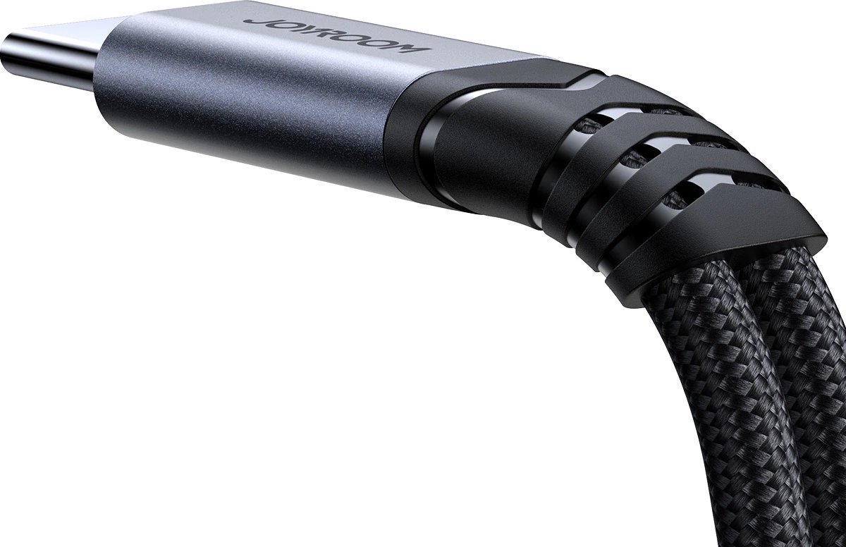 Adapter USB C Joyroom SY C02, 2 në 1, 1x USB C 60W, 1x Jack 3.5 mm, i zi