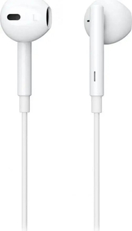 Kufje in ear ESTUFF, me kabllo USB C, me mikrofon, të bardha