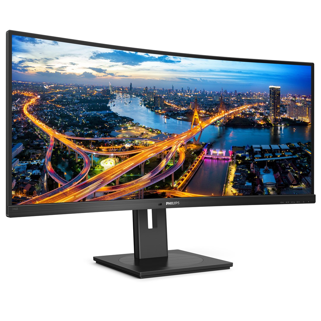 Monitor Philips B Line, 34", 3440 x 1440, Quad HD, 100 Hz, i zi