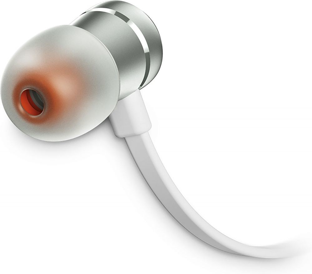 Kufje JBL T290 In-Ear, të argjendtë/të bardha