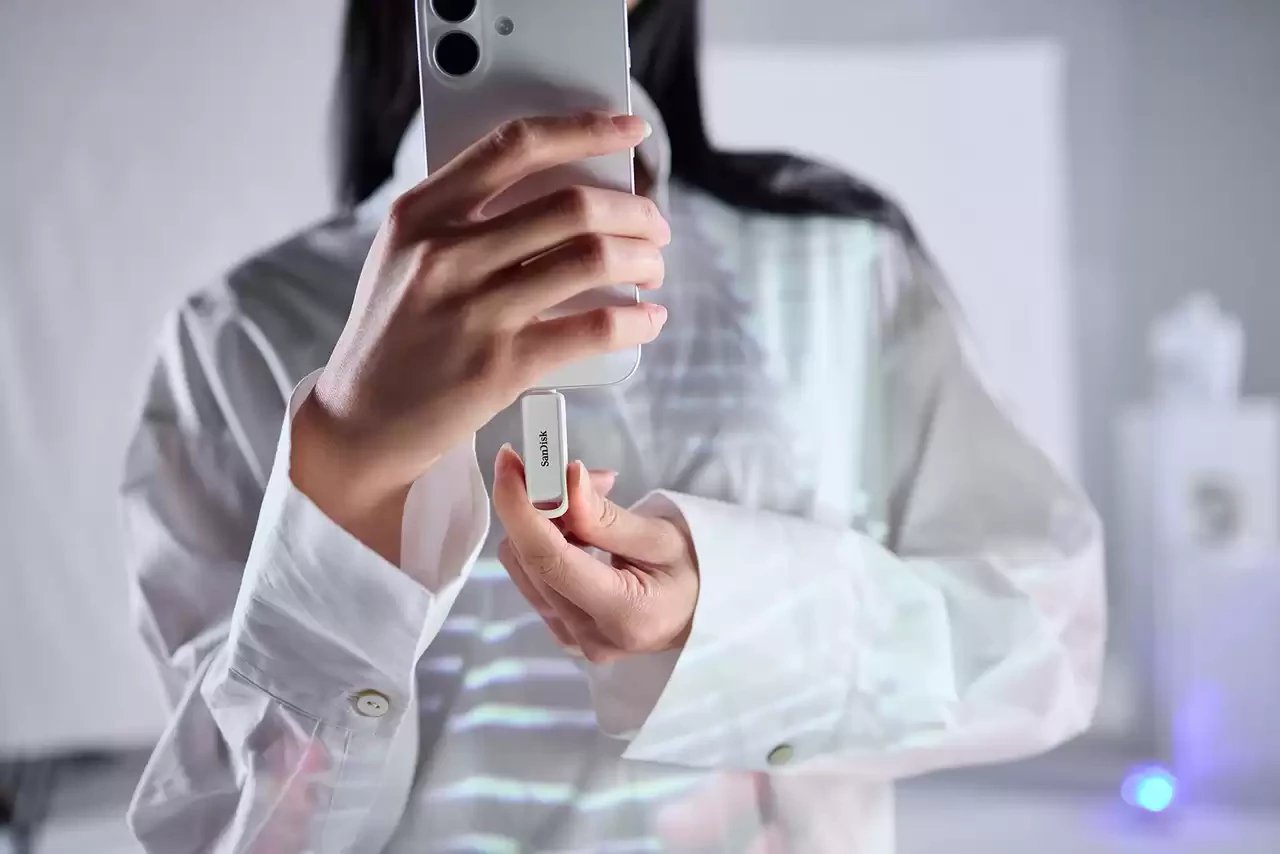 USB SanDisk Phone Drive, 512GB, USB C 3.2 Gen 1, i bardhë