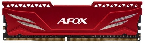 RAM меморија АFOX Gaming DDR4 16GB, 3200MHz CL16, DIMM, црвена