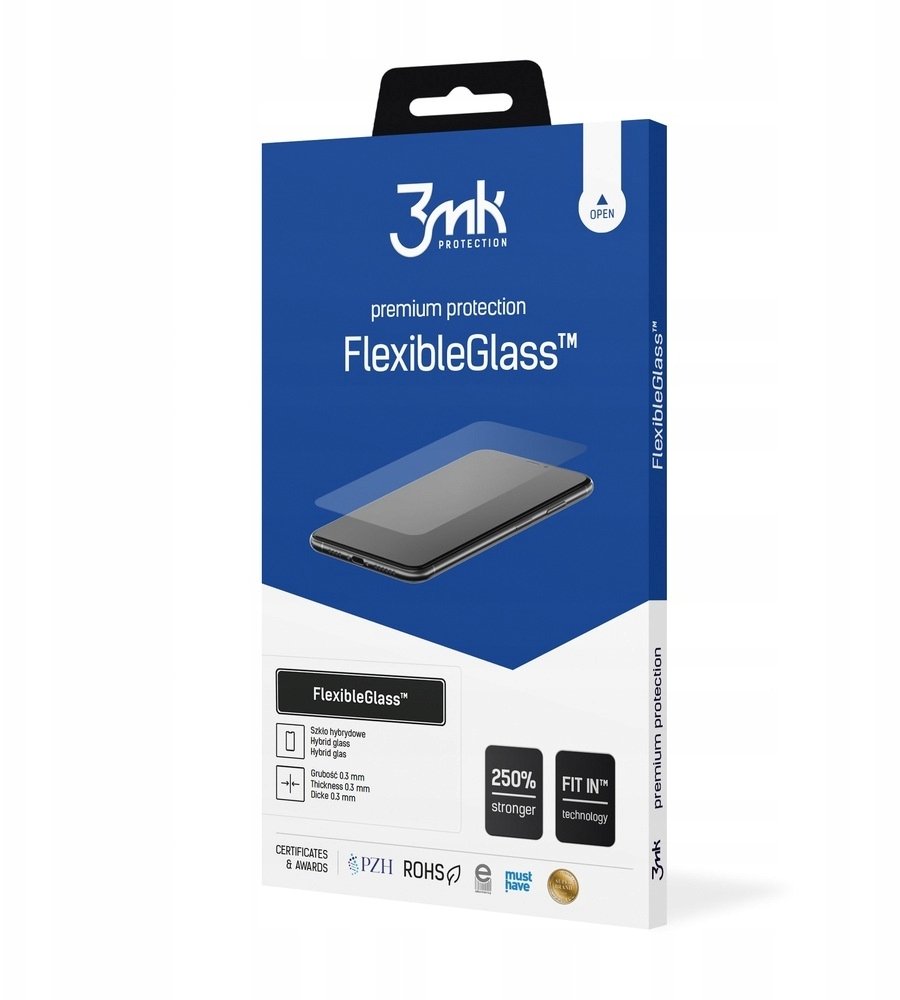 Xham mbrojtës hibrid 3mk FlexibleGlass për MAXCOM Classic MM244, 0.3mm, transparent