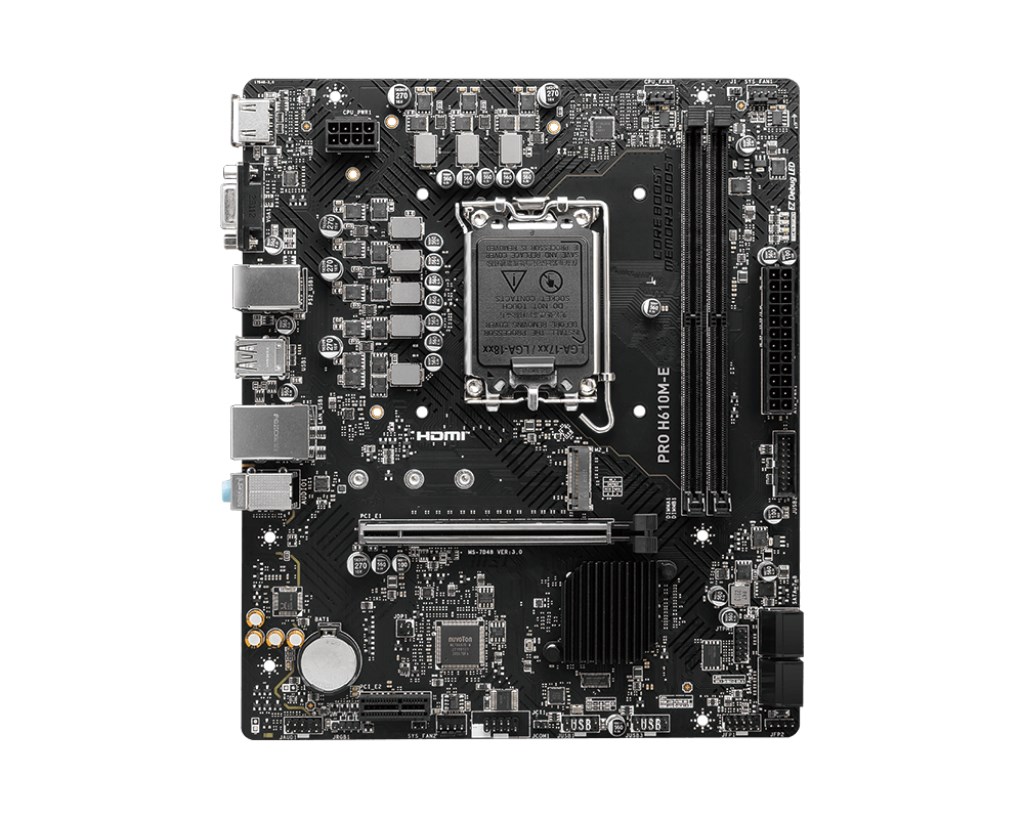 Pllakë amë MSI PRO H610M-E, Intel H610, LGA 1700, micro ATX