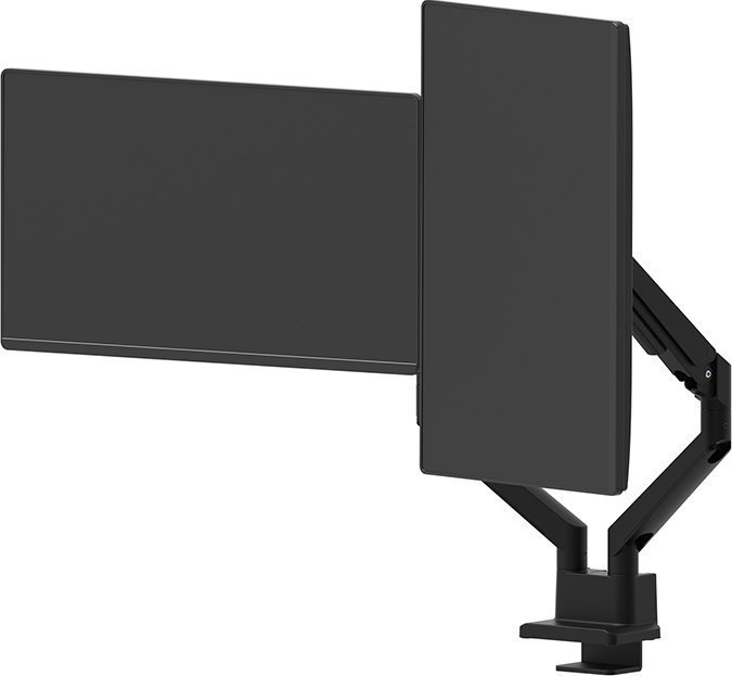 Крака за монитор Neomounts DS70-250BL2, за 2 монитори 17-32\", гасна пружина, црна