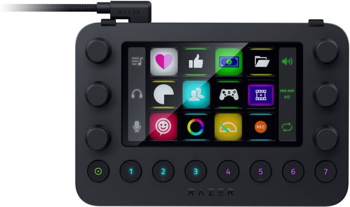 Kontroller Razer Stream Controller, 12 butona
